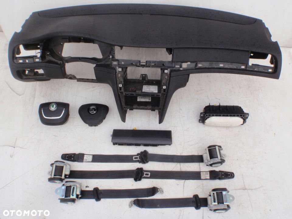 SKODA SUPERB II 2 DESKA KONSOLA AIRBAG PODUSZKI 3T - 4