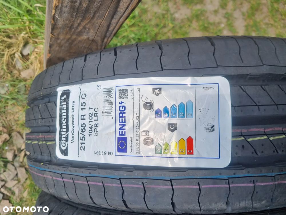 Opony Continental VANCONTACT ULTRA 215/65R15C 104/102T 2022r 2x8mm jak nowe - 4