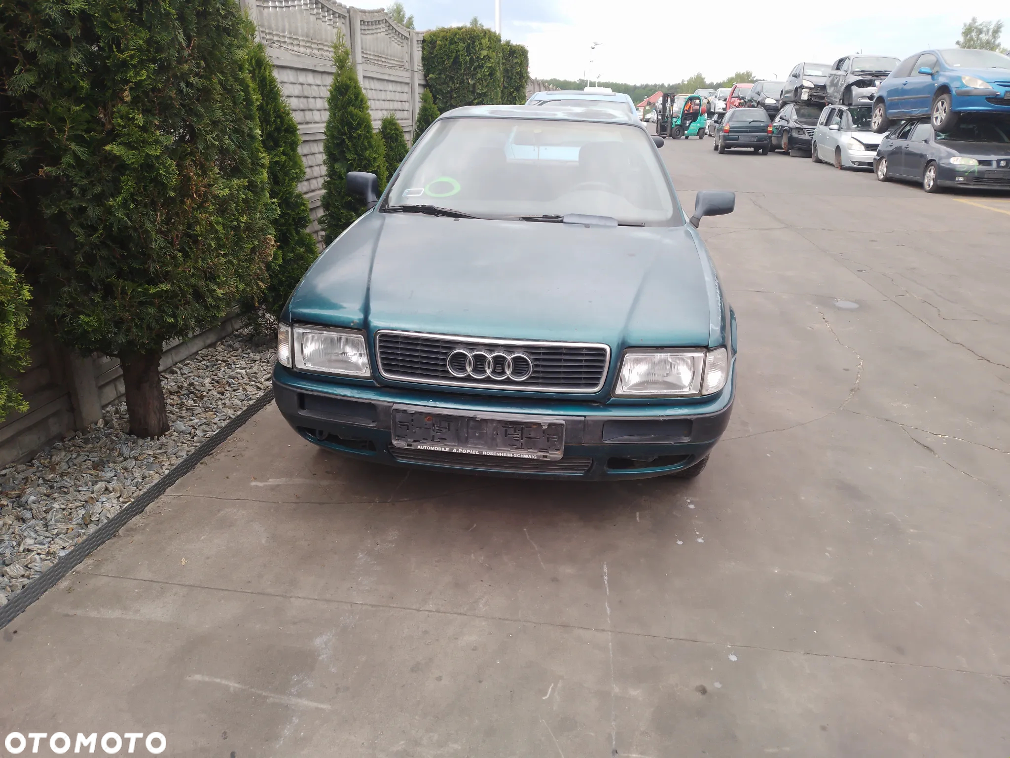 AUDI 80 B4 2.0 ABT KOLOR LZ6P  KLAPKA WLEWU PALIWA - 2