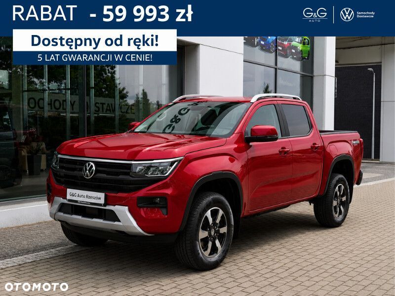Volkswagen Amarok Life 2.0 TDI 205 KM 4MOTION | Automat 10-przełożeń | Hak | Kamera | LED | Nowy - 1