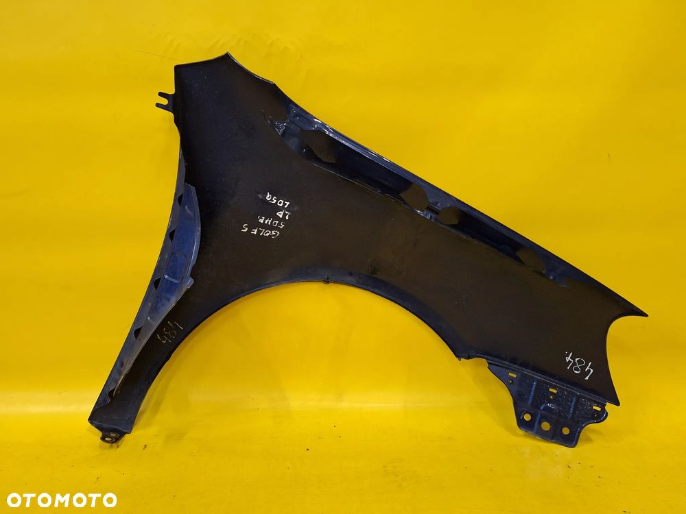 BŁOTNIK LEWY PRZÓD PRZEDNI VOLKSWAGEN GOLF V 5D LAK: LD5Q NR484 - 5