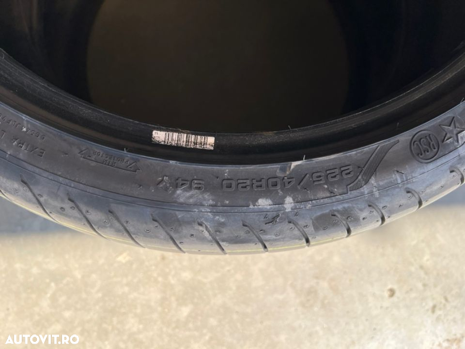 vand 2 anvelope 225/40/20 goodyear runflat de vară ca noi - 4