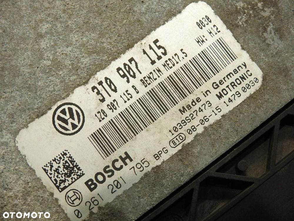 KOMPUTER ZESTAW IMMO SKODA SUPERB II 1.8 TSI 3T0907115 3T1920840B - 5