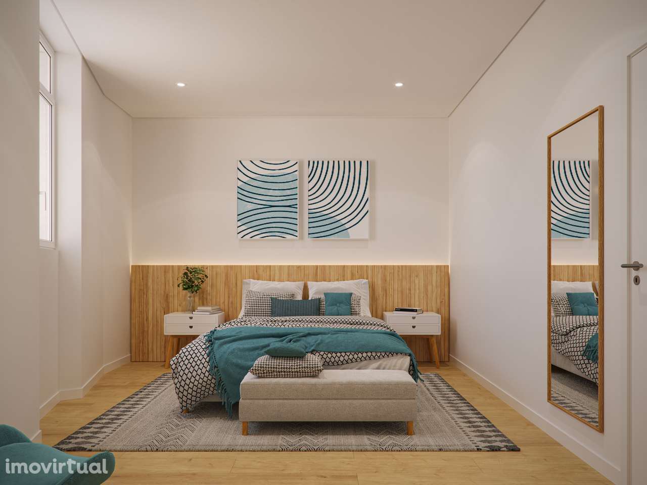 Deslumbrante T2 Duplex na Graça: Modernidade e Comforto com Vista para - Grande imagem: 3/12