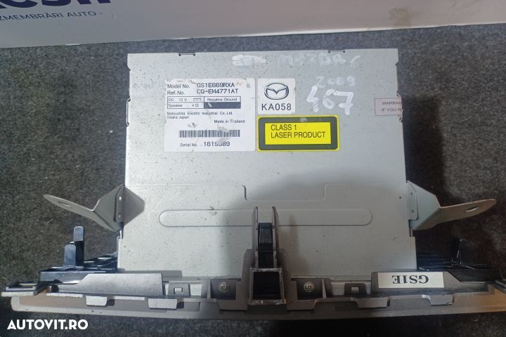Radio cd GS1E669RXA Mazda 6 GH [facelift] [2009 - 2013] wagon 2.2 MZR - 2
