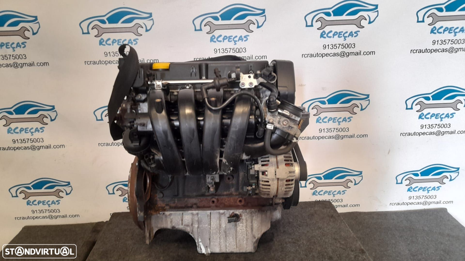 MOTOR COMPLETO OPEL ZAFIRA B 1.8i 16V 140CV Z18XER ASTRA H TIGRA B TWINTOP VECTRA C MOTOR ARRANQUE ALTERNADOR COMPRESSOR AR CONDICIONADO BOMBA DIRECAO DIREÇÃO TURBO INJETOR INJETORES - 1