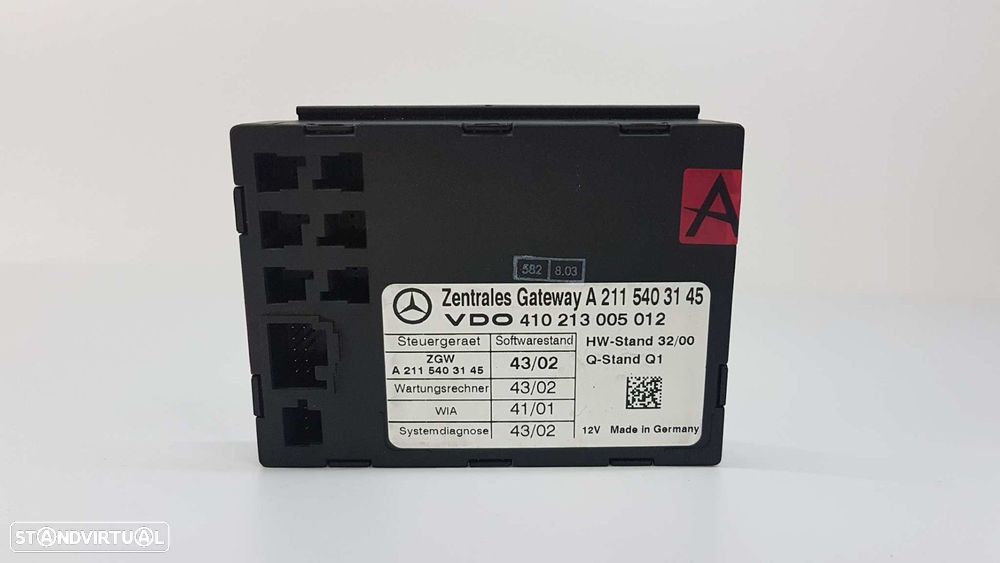 MÓDULO ELETRÓNICO MERCEDES CLASE E (W211) BERLINA E 240 (211.061) - 6