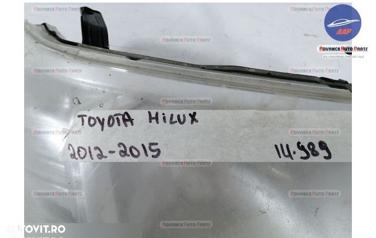 Far Dreapta original cu halogen Toyota  Hilux  7 [2th facelift] [2011 - 6