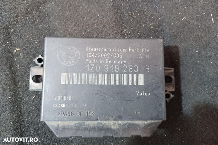 Modul senzori parcare 1Z0919283B 1Z0919283B Skoda Octavia 2 [2004 - 2 - 3