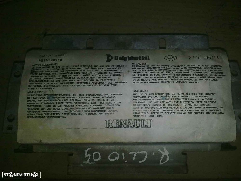 Airbag Passageiro 8200303496G RENAULT CLIO 3 - 1