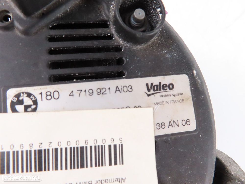 Alternador 180A Usado / Original BMW 5 (E60)/BMW 5 Touring (E61)/BMW X3 (E83)/BM... - 5