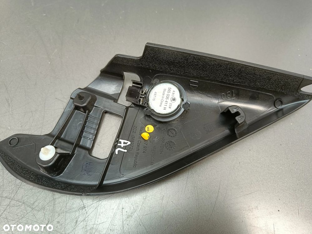 Głośnik Drzwi Prawy Prawa Zaślepka Skoda Kodiaq Trójkąt osłona  565837974 565035411H - 6