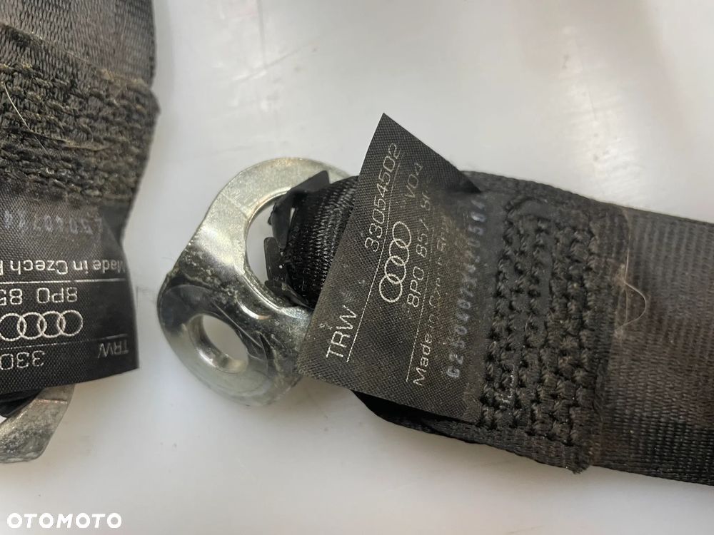 Pas bezpieczeństwa lewy prawy tył Audi A3 8P 3D 5D 8P0857805 - 2