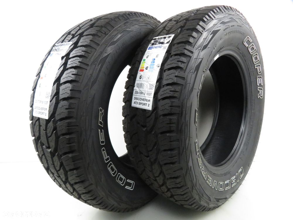 2x 225/70R16 OPONY CAŁOROCZNE Cooper Discoverer A/T3 Sport 2 103T - 1
