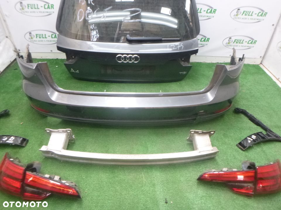 AUDI A4 B9 S-LINE  Tył Kompletny Klapa Zderzak Pdc Lampy MATRIX  Kod lakieru LZ7S - 3