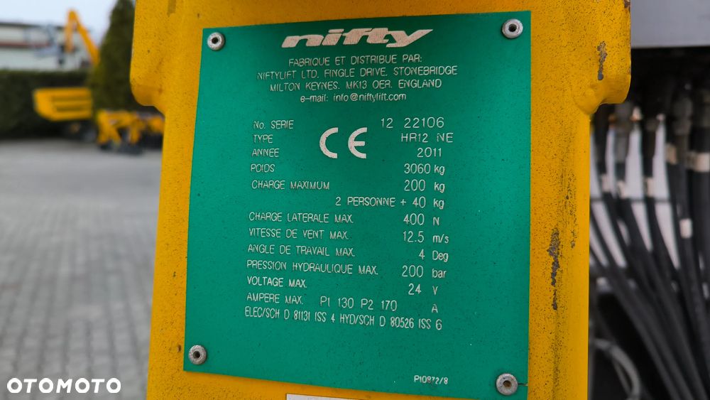 Nifty Nifty Lift HR 12 NE - 8