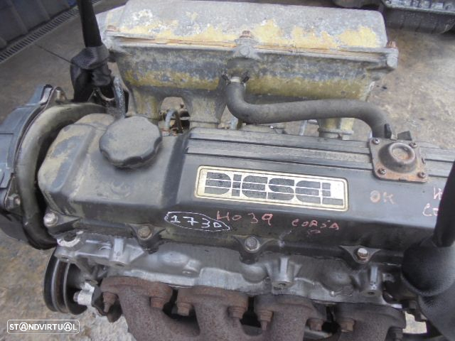 Motor 4EC1 OPEL CORSA B 1994 1.5D 50CV 3P BRANCO - 5