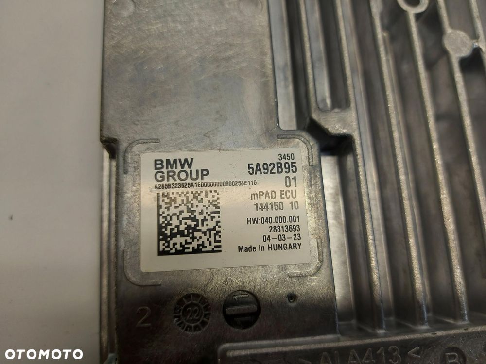 BMW iX1 X1 U11 Moduł sterownik mPAD ECU 5A92B95 - 4