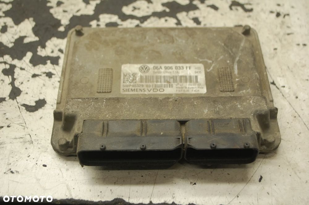 STEROWNIK KOMPUTER SILNIKA 06A906033FF 1.6 SEAT LEON II TOLEDO III VW GOLF V AUDI SKODA - 1