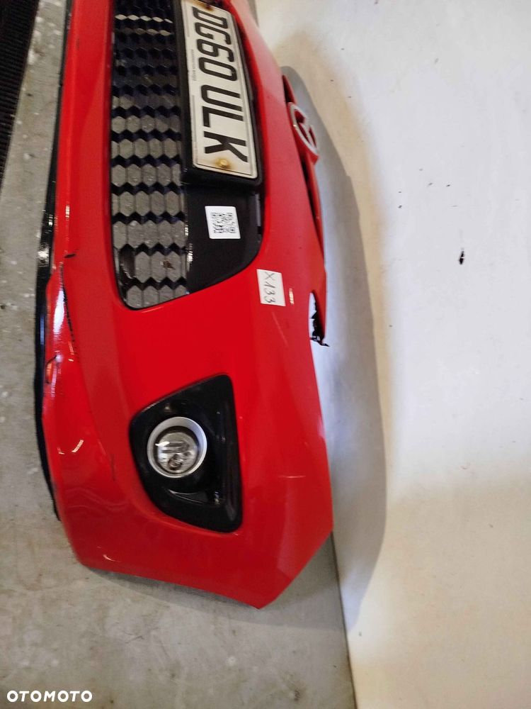 + ZDERZAK PRZÓD PRZEDNI MAZDA 2 DE TS SPORT A4A CZERWONY HALOGENY - 2