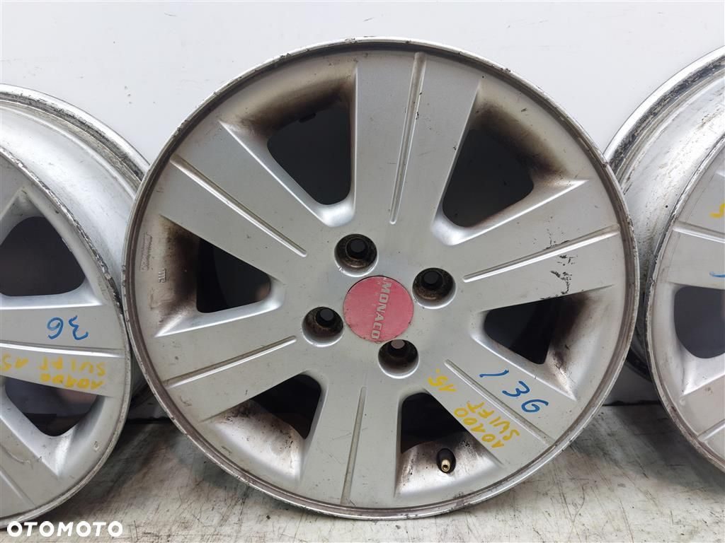 Alufelgi FELGI ALUMINIOWE Suzuki Swift  IV 2004-2010 6X15 4X100 4 SZT KPL - 7