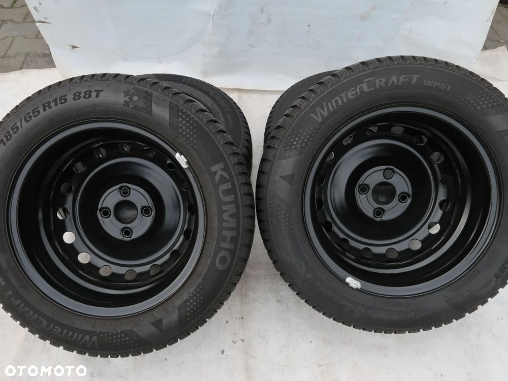 koła zimowe I20 Yaris Kia Stonic 185/65r15 Felgi stalowe - 6