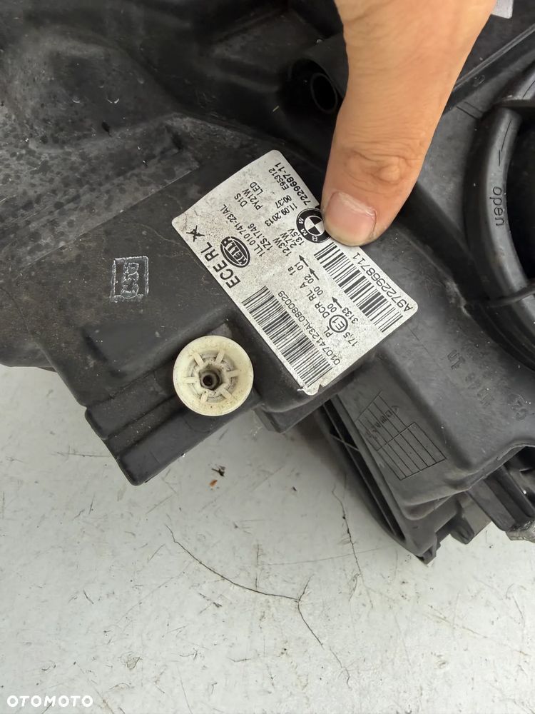BMW 1 F20 F21 PRZEDNIA PRZÓD LAMPA LEWA XENON PRZETWORNICA 7229687 ANGLIK - 4