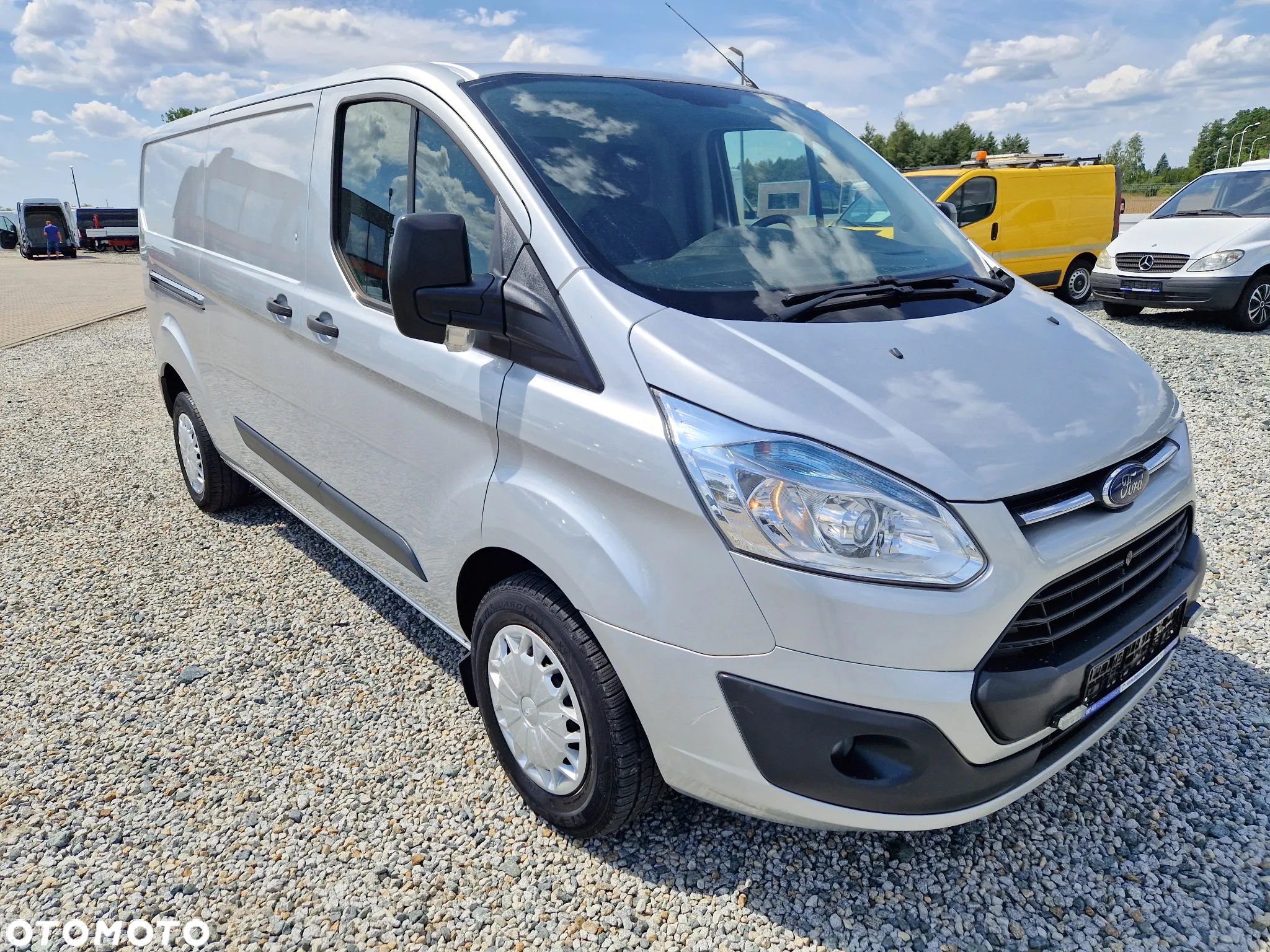 Ford TRANSIT CUSTOM 2,2TDCI 125 KONNY DŁUGI L2H1 LONG KLIMA GWARANCJA - 7
