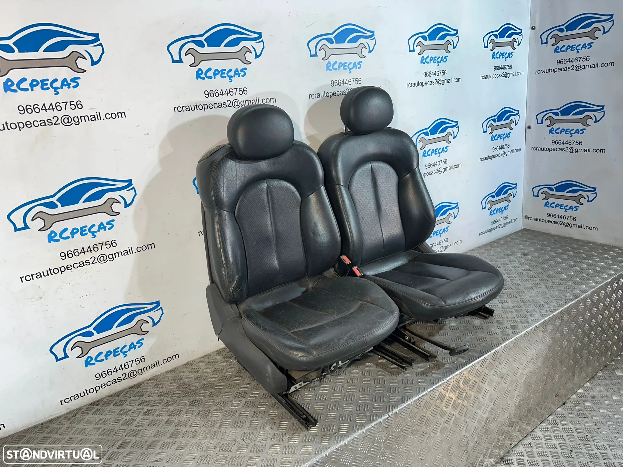 .Conjunto Bancos Originais Pele Mercedes Benz Classe C W203 Coupe 2008 – 2011 - 6