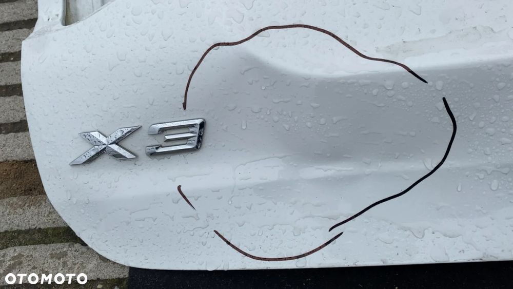 KLAPA BAGAŻNIKA BMW X3 G01 KOLOR A300 STAN JAK NA ZDJĘCIACH - 2