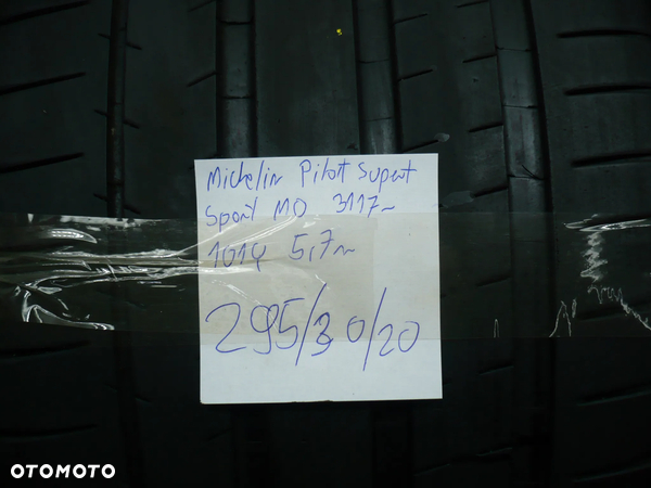 MICHELIN PILOT SUPER SPORT 295 30 20 MO 3717R 101Y 6MM