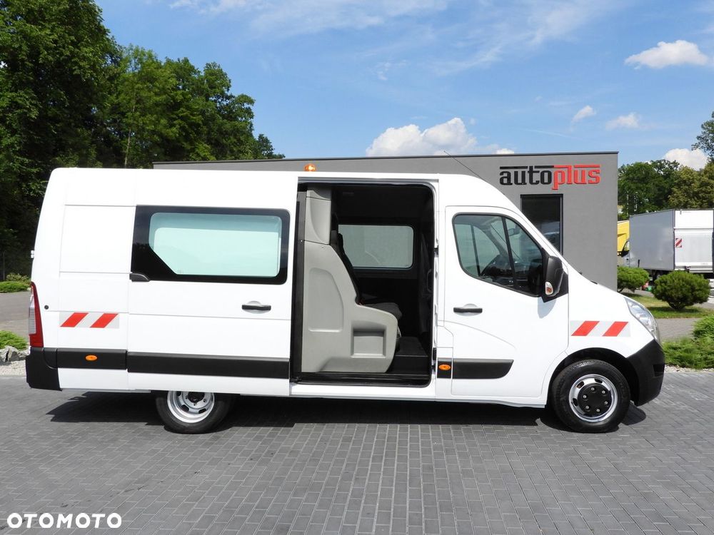 Renault MASTER FURGON BRYGADÓWKA 7 MIEJSC TEMPOMAT BLIŹNIACZE KOŁA KLIMATYZACJA  145KM - 9
