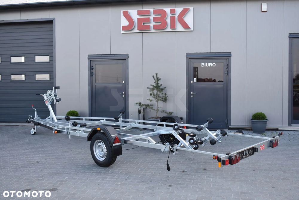 Brenderup Mocna przyczepa podłodziowa 221800B DMC 1800 kg. do łódki 6,5 m. - 6