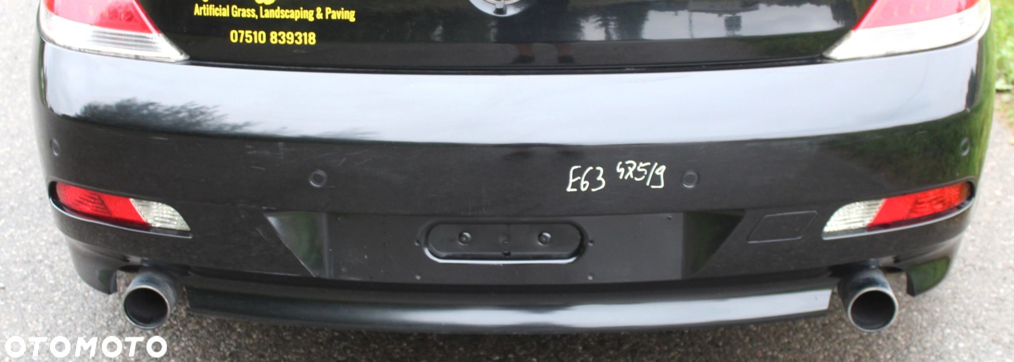 ZDERZAK TYŁ TYLNY BMW E63 E64 475 BLACK SAPPHIRE - 1