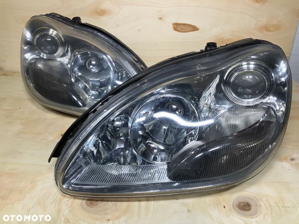 LAMPY PRZÓD MERCEDES W220 XENON LIFT LAMPA PRAWA LEWA BI XENON A2208202361 A2208202461 1309329087 PRZETWORNICA