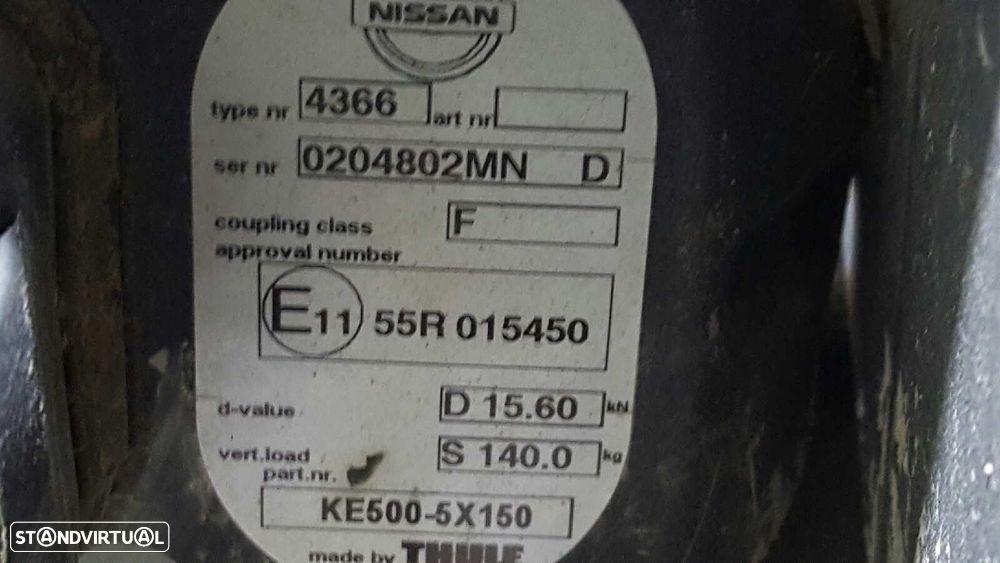 ENGATE REBOQUE NISSAN NAVARA PICK-UP (D40M) KING CAB SE 4X4 - 6