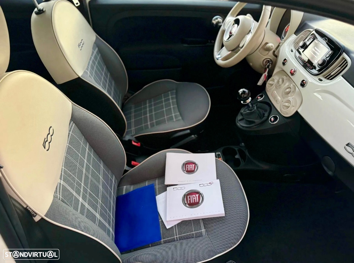 Fiat 500 1.2 Lounge S&S - 10