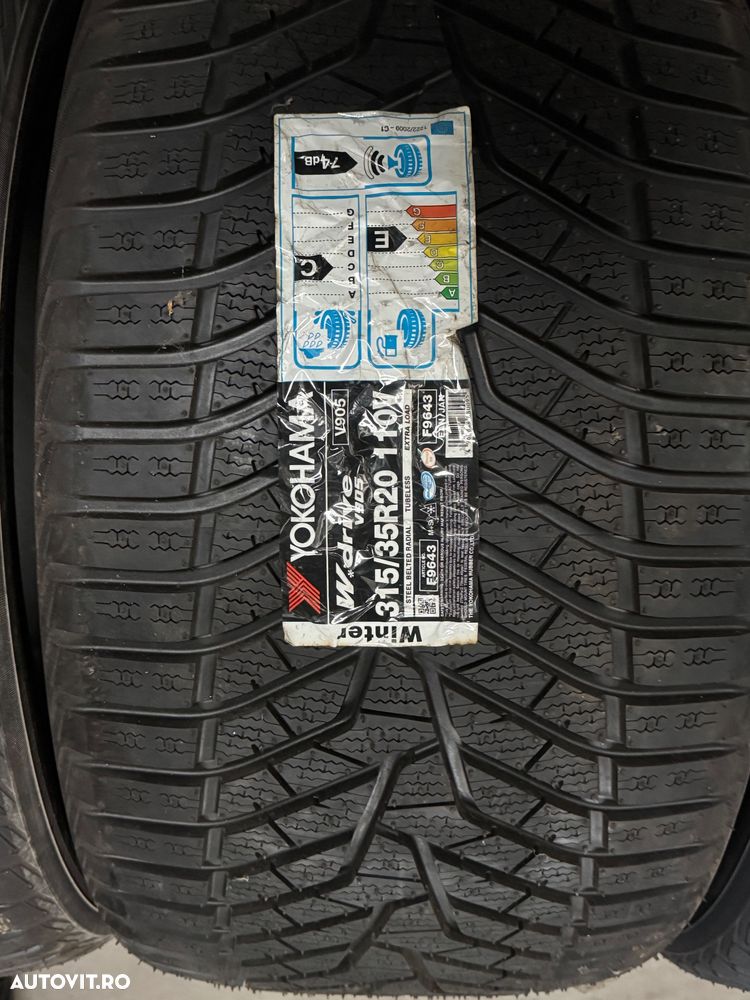 Vând set anvelope 275/40/20-315/35/20 Yokohama de iarnă noi - 3