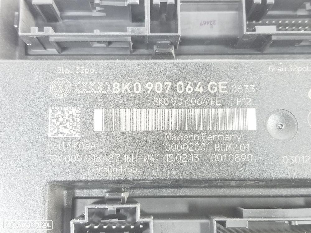 MODULO ELECTRONICO AUDI A4 ALLROAD 2013 -8K0907064GE - 3