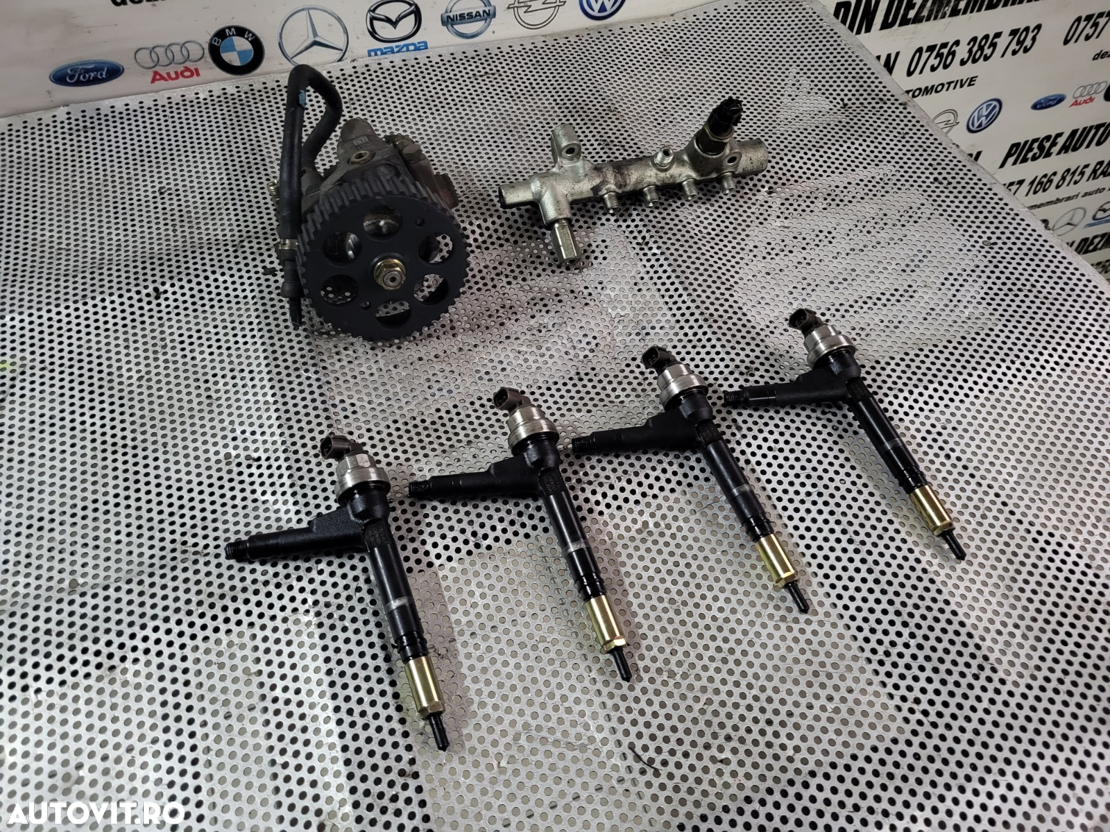 Kit Injectie Injectoare Pompa Inalta Presiune Rampa Denso Injectie Opel Meriva A 1.7 Cdti An 2004-2 - 2