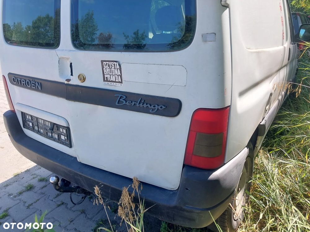 Citroen Berlingo Peugeot Partner I silnik 1.9 TD skrzynia biegów drzwi maska błotnik klapa EWPA szyba czołowa fotel belka felgi alternator maglownica lampa zderzak hak holowniczy relingi bagażnik dachowy klamka zacisk mcperson rozrusznik pompa wtryskowa paliwa antena zegary stacyjka lusterko prawy lewy prawe lewe CAŁY NA CZĘŚCI WSZYSTKIE CZĘŚCI - 17