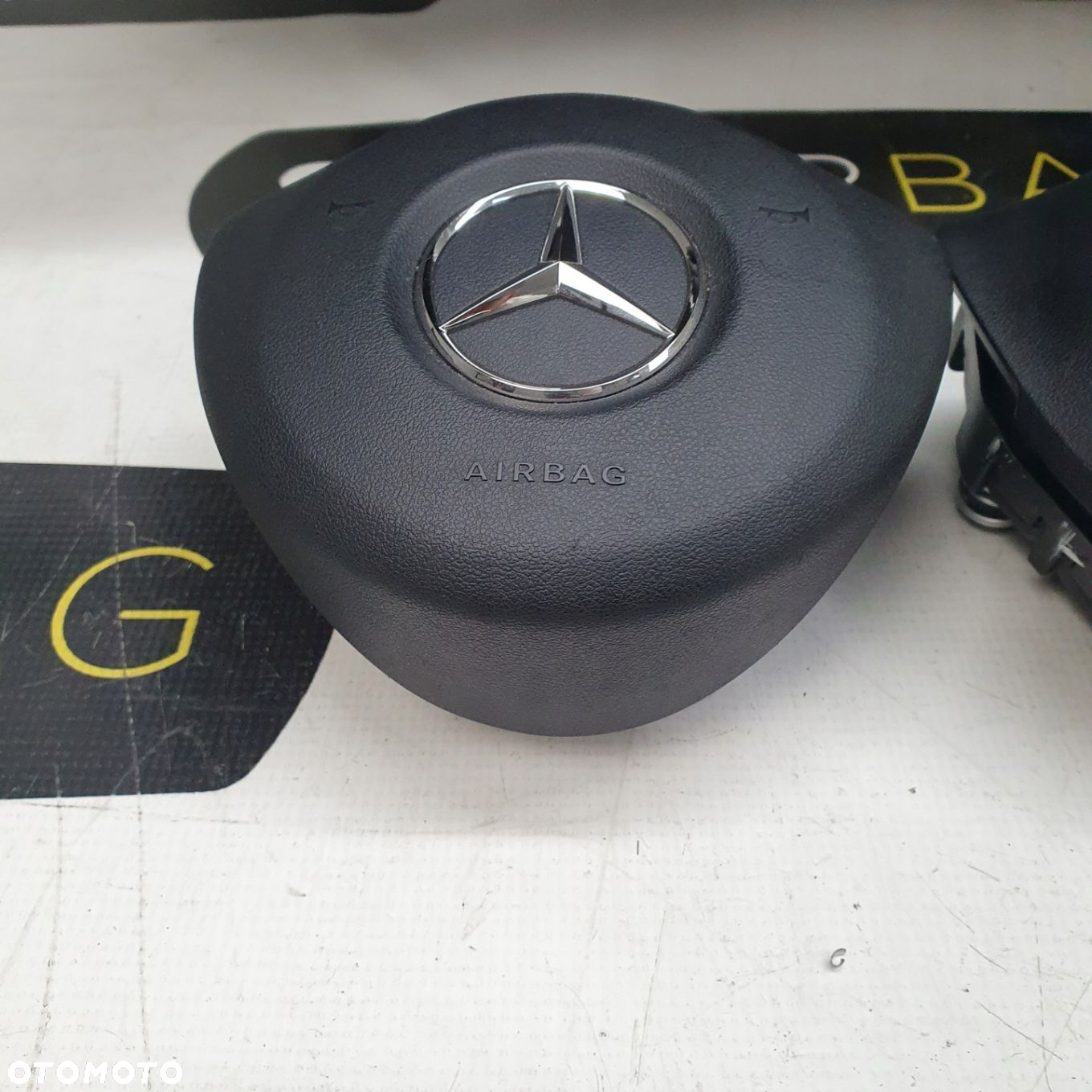 MERCEDES CLA W117 DESKA ROZDZIELCZA KONSOLA KOKPIT PULPIT PODUSZKI AIRBAG AIR BAG PASY KIT SET - 7