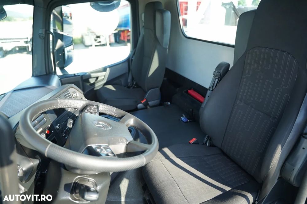 Mercedes-Benz AROCS 2636 / 6x4 / LIVRARE 7,6 M + HIAB 188 B-3 HDS / PODEA REZISTENTĂ / RADIOCOMANDĂ / ROTATOARE / FURCĂ PENTRU PALEȚI / EURO 6 - 29