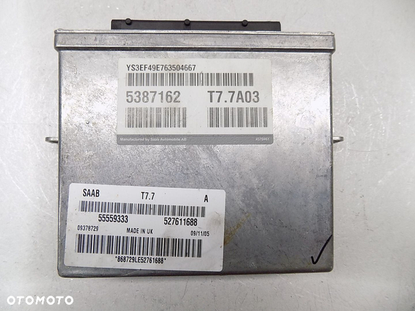 KOMPUTER ECU - SAAB 9-5 I LIFT 05-09 2.3T 5387162