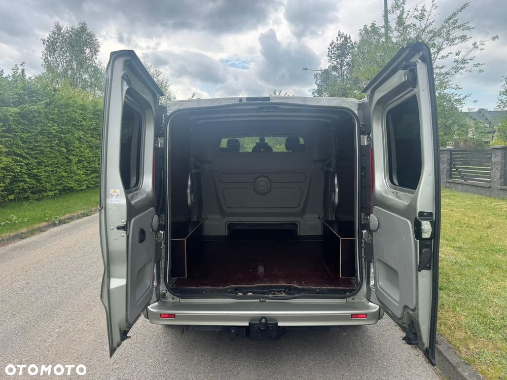 Opel VIVARO L2H1 Długi Klima Elektryka Skóry Dubel Kabina 6os Brygadówka Hak - 11