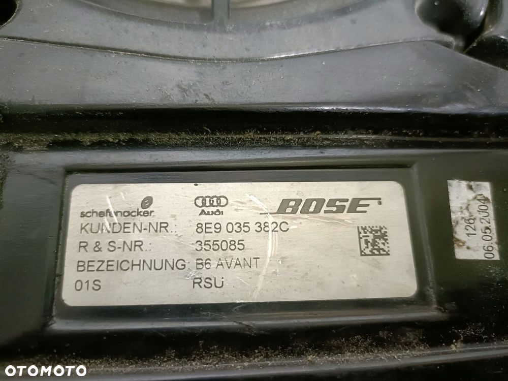 AUDI A4 B6 00-04 głośnik SUBWOOFER wzmacniacz 8E9035382C * - 2