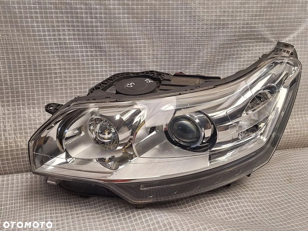 citroen c5 III x7 lift 2011-2017 lampa przod lewa xenon lewy led 9674399580 orginal demontaz europa - 3