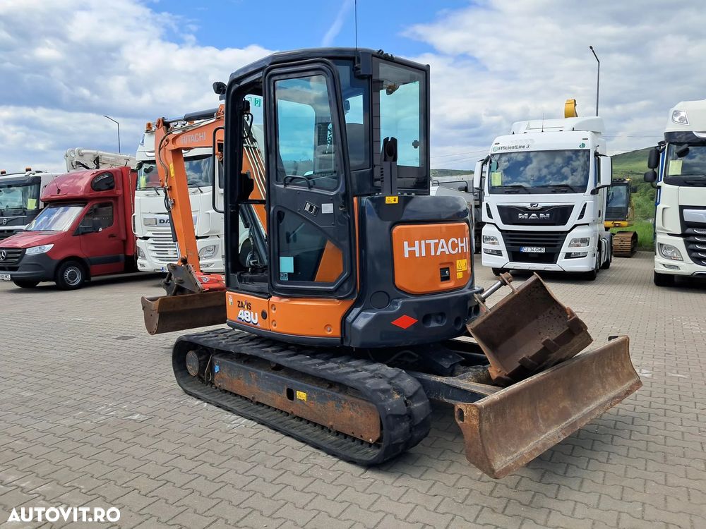 Hitachi ZX48-6 ZAXIS 48U DOUA CUPE , PICON SI LAMA TIP BULDOZER - 5