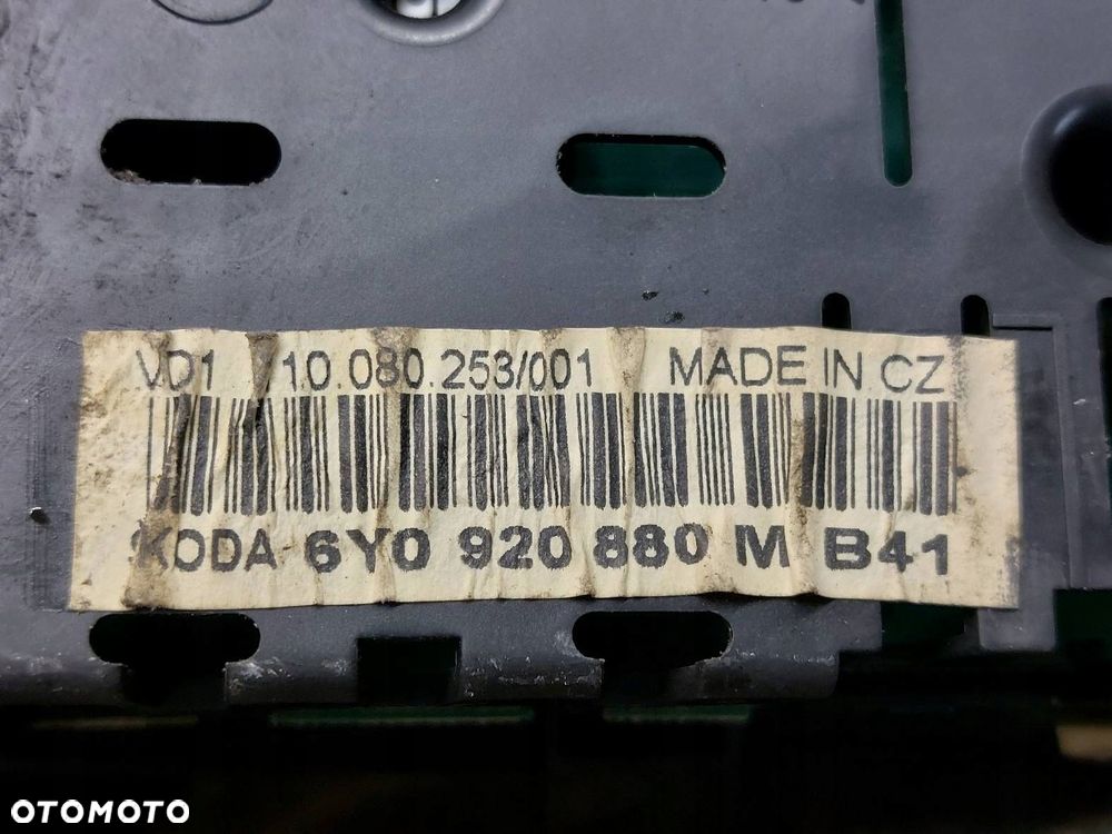 ZESTAW STARTOWY SKODA FABIA I 03D906032F 4B0905851C 6Y0920880M - 5