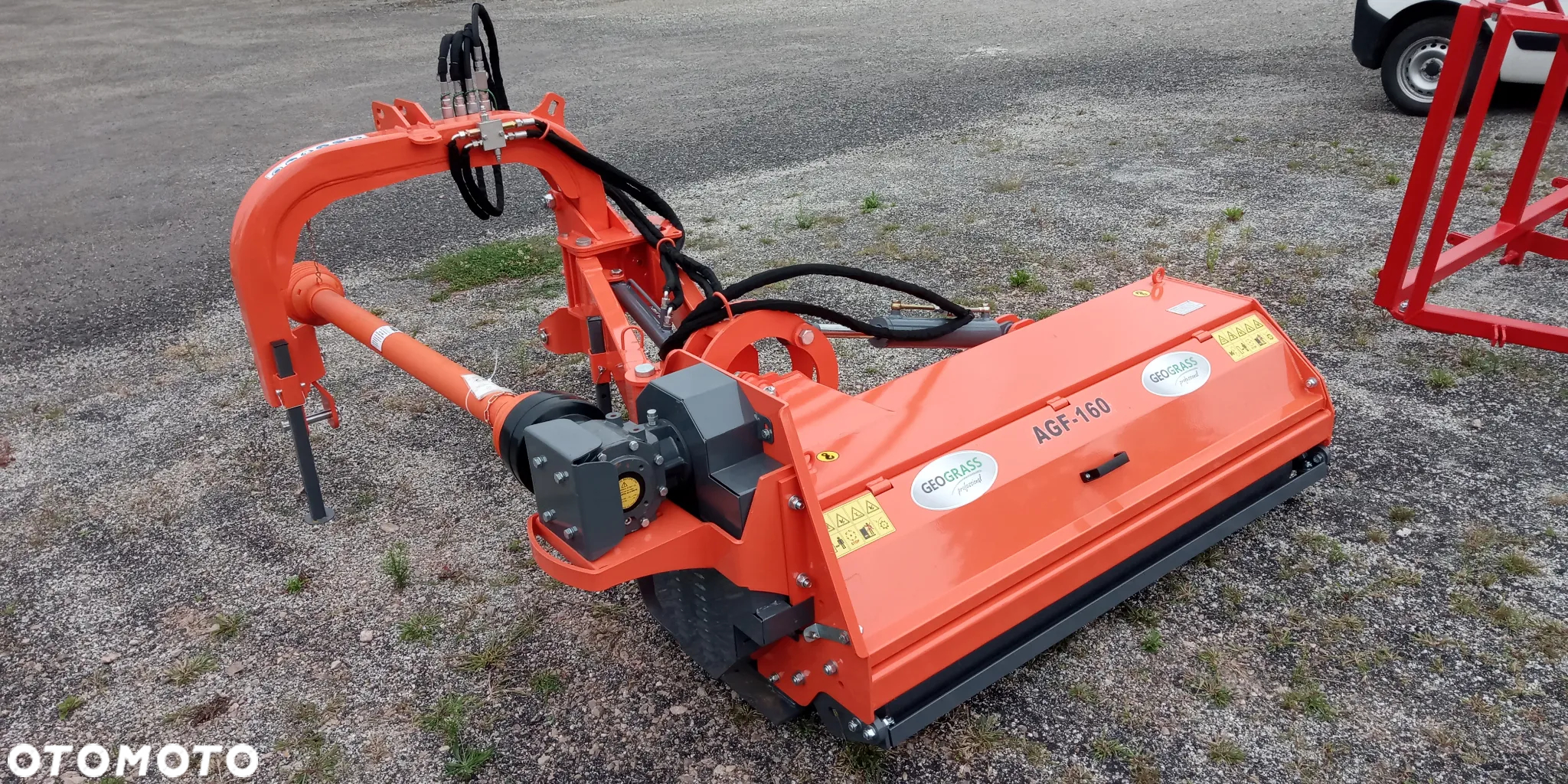 Inny Kosiarka Bijakowa tylno boczna AGF 160 Geograss Mulczer Rozdrabniacz  na wysięgniku Raty Transport - 6